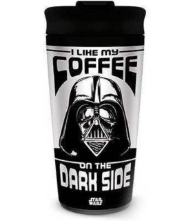 Vaso De Viaje I Like My Coffee Darth Vader Star Wars Aluminio 450 mls