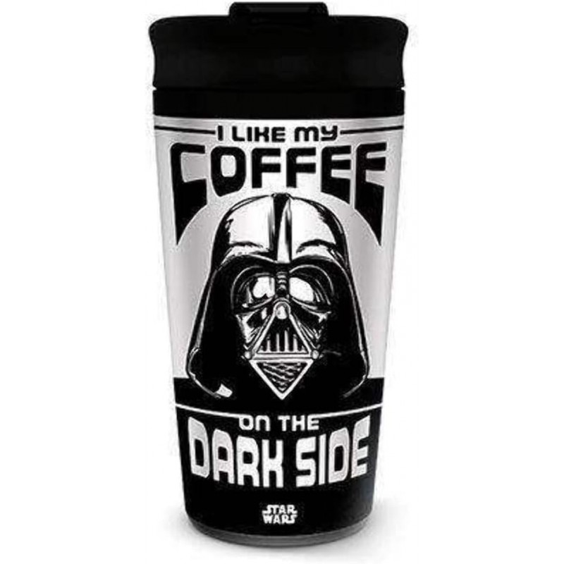 Vaso De Viaje I Like My Coffee Darth Vader Star Wars Aluminio 450 mls