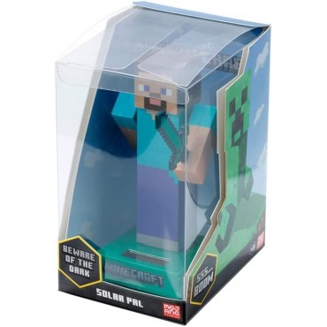 Figura Solar Steve Minecraft 12 cms