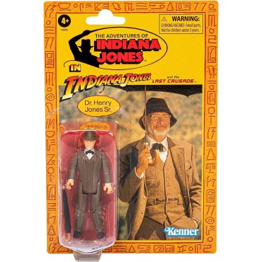 Figura Henry Jones Sr. Indiana Jones Y La última Cruzada Retro Articulada 9,5 cms