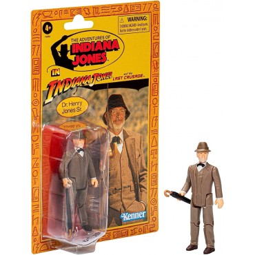 Figura Henry Jones Sr. Indiana Jones Y La última Cruzada Retro Articulada 9,5 cms