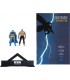 Figuras Batman + Líder Mutante + Cómic + Display El Caballero Oscuro Regresa 8 cms
