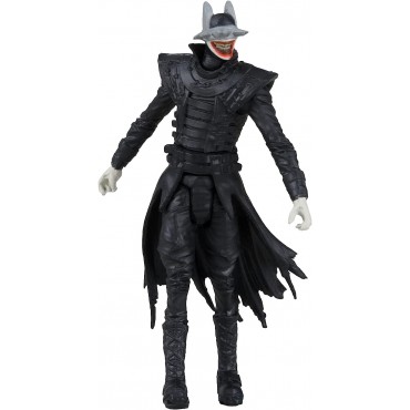 Figuras Batman Who Laughs + Batman Rojo + Cómic + Display Dark Knights Metal 8 cms