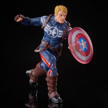 Figura Commander Rogers Capitán América Marvel Legends Articulada 15 cms