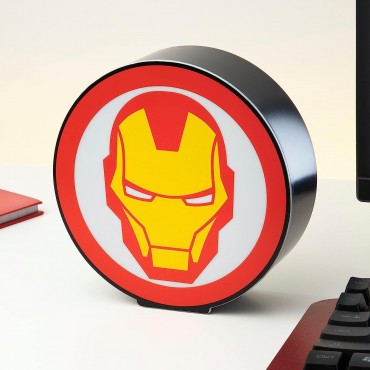 Lámpara Iron Man Marvel Circular 16 cms