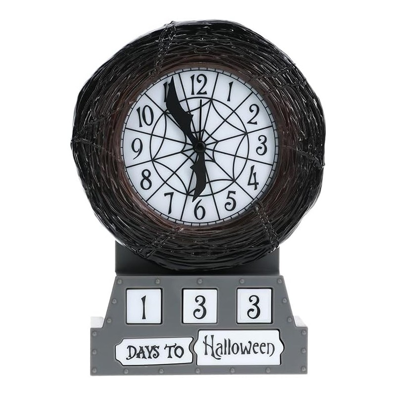 Reloj Despertador Pesadilla Antes de Navidad Brilla En La Oscuridad Disney 