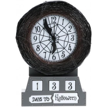 Reloj Despertador Pesadilla Antes de Navidad Brilla En La Oscuridad Disney 