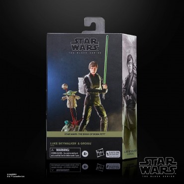Figuras Luke Skywalker Y Grogu Star Wars The Book Of Boba Fett Articuladas 15 cms