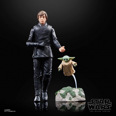 Figuras Luke Skywalker Y Grogu Star Wars The Book Of Boba Fett Articuladas 15 cms