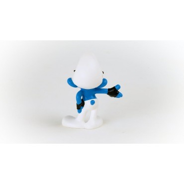 Figura Pitufo Vanidoso Con Gafas de Sol y Guantes Mitones 5,5 cms