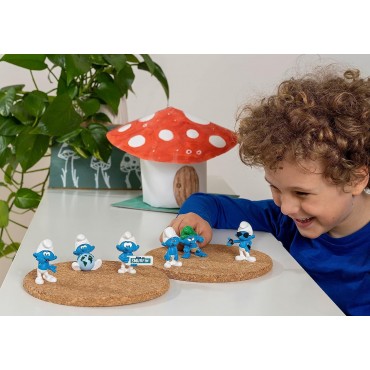 Figura Pitufo Tontín Cansado 5,5 cms