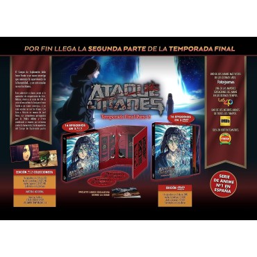 Ataque a los Titanes Temporada Final. Parte 2 [DVD]  (2023) Shingeki no Kyojin