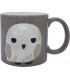 Taza Hedwig Hogwarts Is My Home Kawaii Harry Potter Con Relieve Cerámica 350 ml