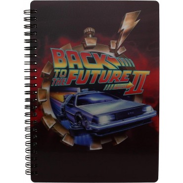 Cuaderno Regreso al Futuro II Efecto 3D Lenticular