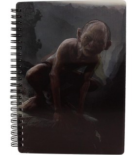 Cuaderno Gollum El Señor de los Anillos Efecto 3D Lenticular