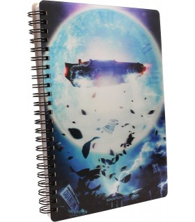 Cuaderno DeLorean Regreso al Futuro Efecto 3D Lenticular