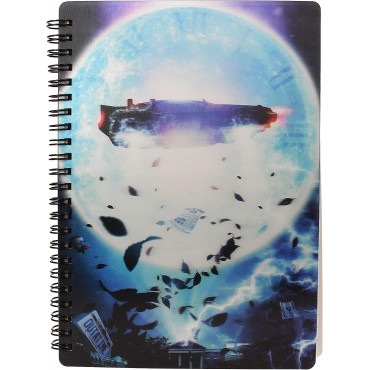 Cuaderno DeLorean Regreso al Futuro Efecto 3D Lenticular