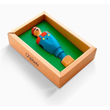 Figura Futbolín Mario Bros. Madera 12 cms