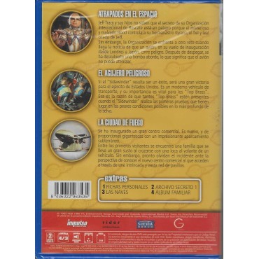 Thunderbirds, caps. Atrapados en el espacio, El agujero peligroso, La ciudad de fuego [DVD]