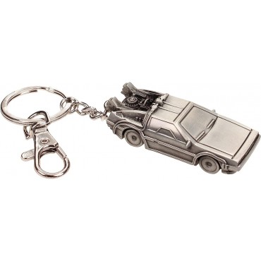 Llavero DeLorean Regreso Al Futuro Back To The Future 3D Metal 