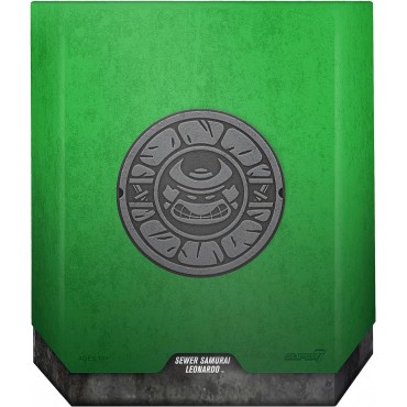 Figura Leonardo Sewer Samurai TMNT Las Tortugas Ninja Articulada 18 cms