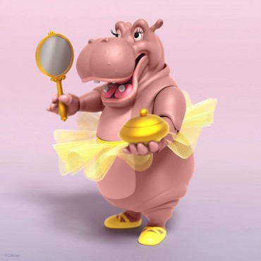Figura Hipopótamo Hyacinth Ultimate Fantasia 80 Aniversario Disney Articulada 18 cms