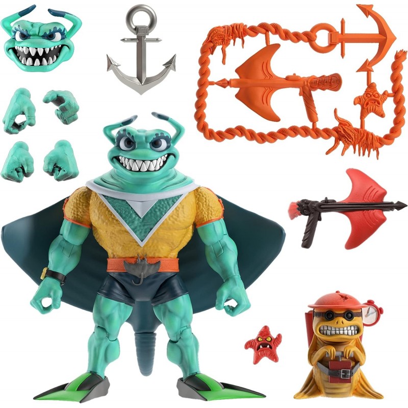 Figura Ultimate Ray Fillet TMNT Las Tortugas Ninja Articulada 18 cms