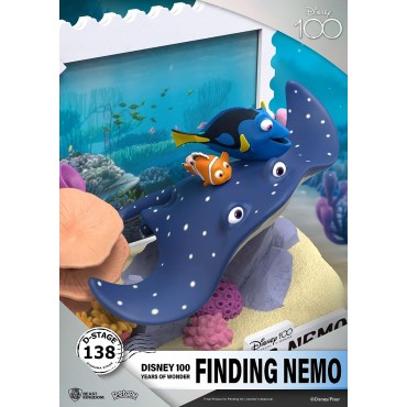 Diorama Buscando A Nemo Disney 100 Aniversario Pixar 12 cms