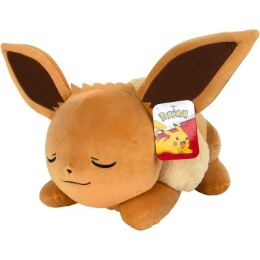 Peluche Eevee Dormido Pokémon 45 cms