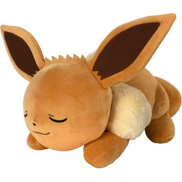 Peluche Eevee Dormido Pokémon 45 cms