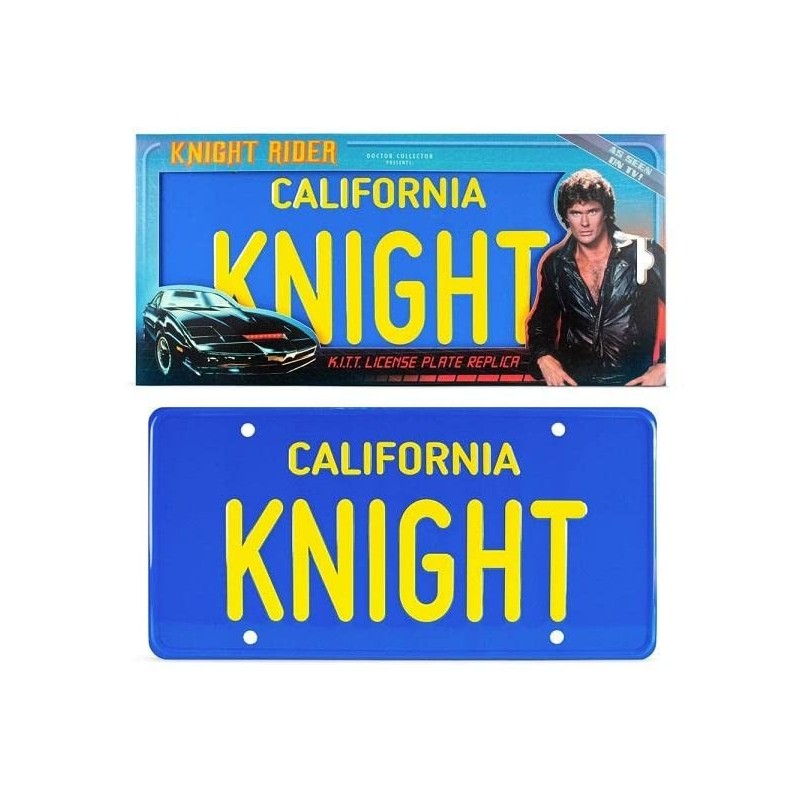 Réplica Matrícula KITT El Coche Fantástico 