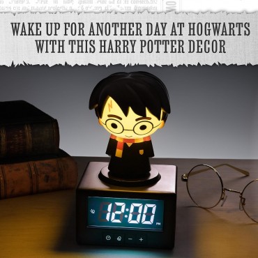 Reloj Despertador Harry Potter Con Luz De Noche 16 cms