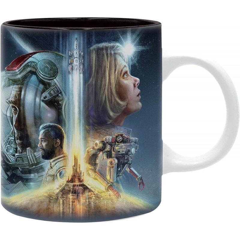 Taza Starfield Journey Through Space Cerámica 320 mls