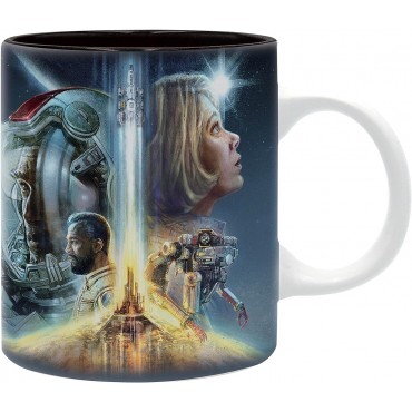 Taza Starfield Journey Through Space Cerámica 320 mls