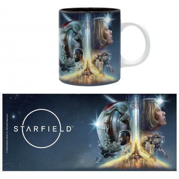 Taza Starfield Journey Through Space Cerámica 320 mls