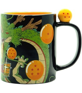 Taza Dragon Ball Super Dragon Shenlong Y Bolas De Dragón Asa 3D 460 mls