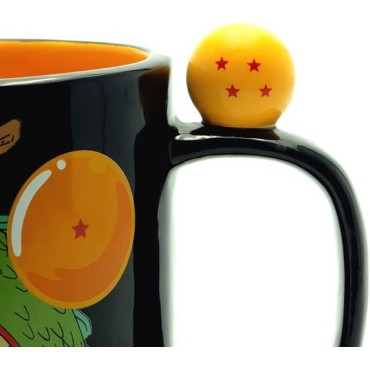 Taza Dragon Ball Super Dragon Shenlong Y Bolas De Dragón Asa 3D 460 mls