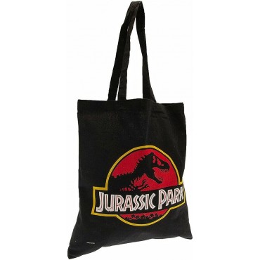 Bolsa Tote Bag Jurassic Park Logo Clásico Alta Calidad