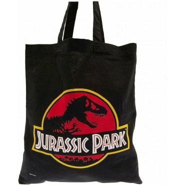 Bolsa Tote Bag Jurassic Park Logo Clásico Alta Calidad