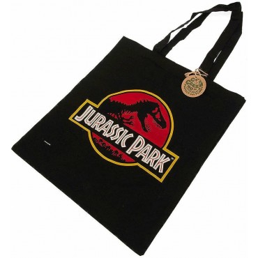Bolsa Tote Bag Jurassic Park Logo Clásico Alta Calidad