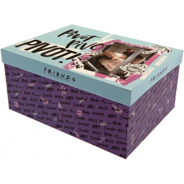 Set Regalo Friends Taza 285 mls + Vaso Cristal 500 mls + 2 Posavasos 