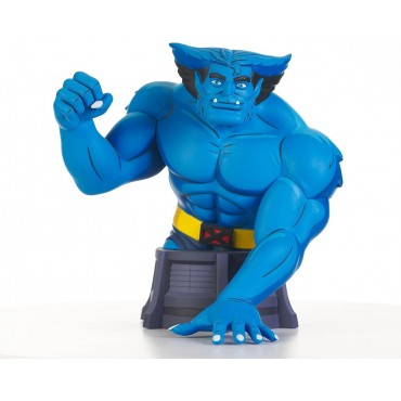 Figura Bestia Busto X-Men Serie Animada Edición Limitada Marvel Estatua 15 cms
