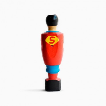 Figura Futbolín Superman DC Madera 12 cms