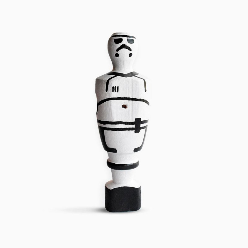 Figura Futbolín Stormtrooper Star Wars Madera 12 cms