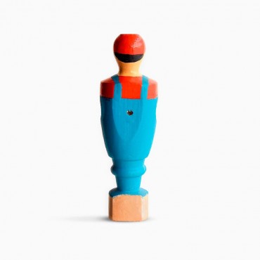 Figura Futbolín Mario Bros. Madera 12 cms