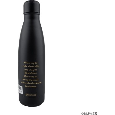 Botella Metálica Térmica El Anillo Único El Señor De Los Anillos 500 mls