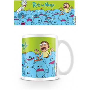 Taza Mr. Meeseeks Rick Y Morty Cerámica 320 mls