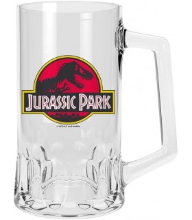 Jarra De Cristal Jurassic Park Logo