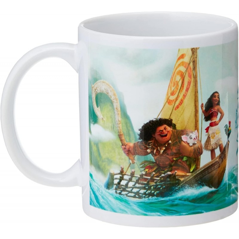 Taza Velero Vaiana Moana Disney Cerámica 320 mls
