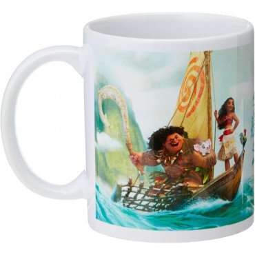 Taza Velero Vaiana Moana Disney Cerámica 320 mls